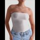 thumbnail image 5 of Top de Tubo Sin Tirantes con Espalda Descubierta y Doble Forro para Mujer, Estilo Y2K, para Salir en Verano de 2025 L, 5 of 8
