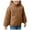 Coffee, variant on Ccpelsie Kids Fall Winter Coat Zip Up Fleece Jacket with Pockets Warm Plush Outwear Boys Girls Cute Tops for Toddler(Yellow,3-4 Years)