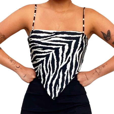 

Sehao Best Bras for Women Fashion Sexs Open Back Leopard Print Navel Wrap Breast Sleeveless Camisole Vest Top PolyesterSpandex Push Up Bras for Women
