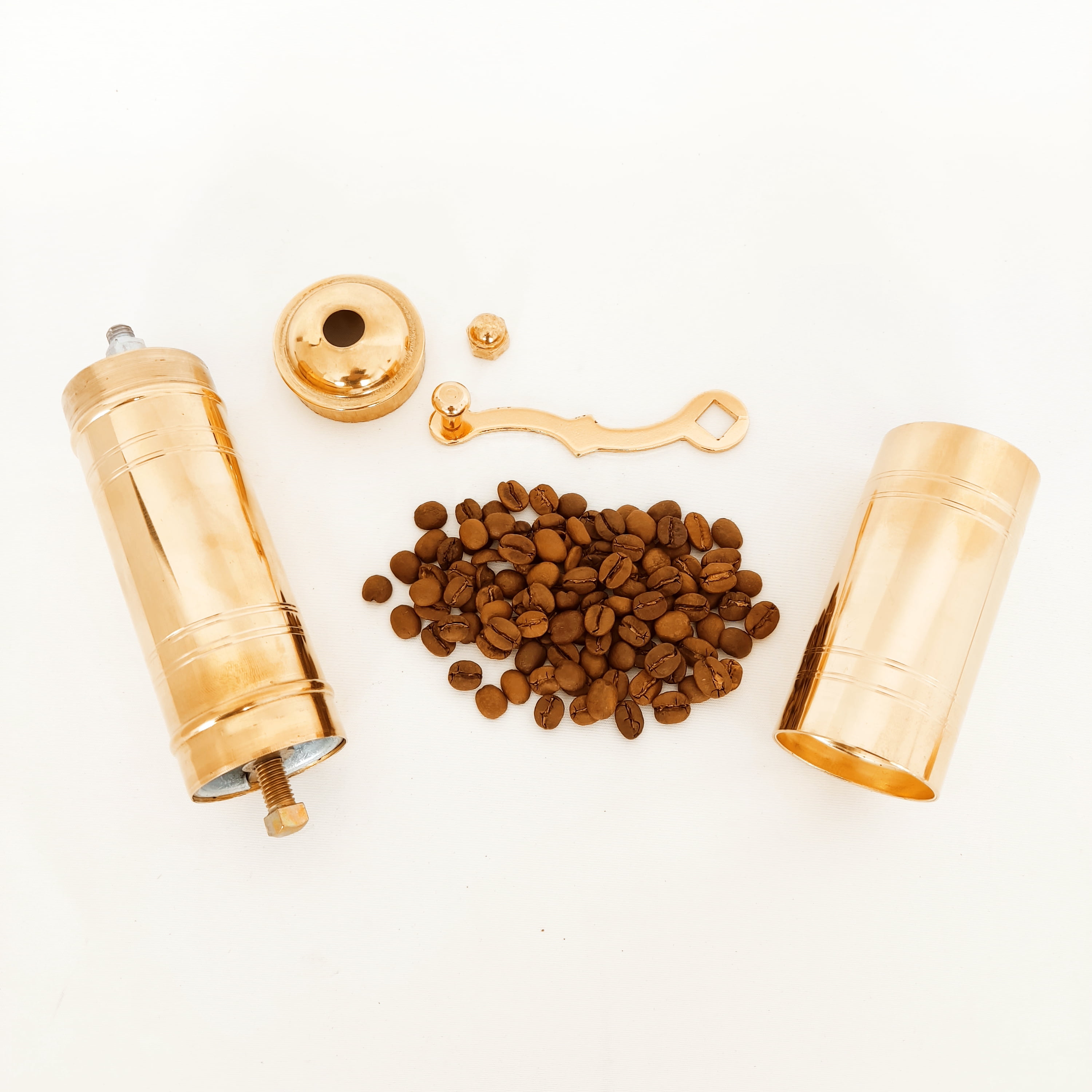 Manual Coffee Mill, Pepper Mill, Brass Mill, Handmade Grinder, Coffee Grinder, Pepper Grinder