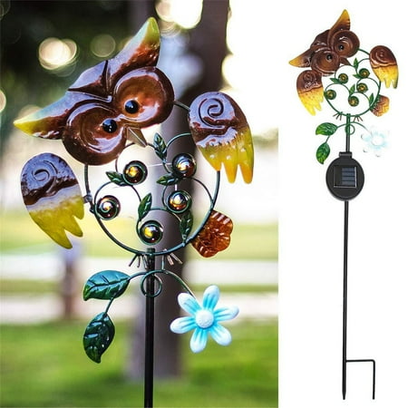 

VKEKIEO-LED Garden Lights Solar Night Lights Owl Shape Solar-Powered LawnS Lamp