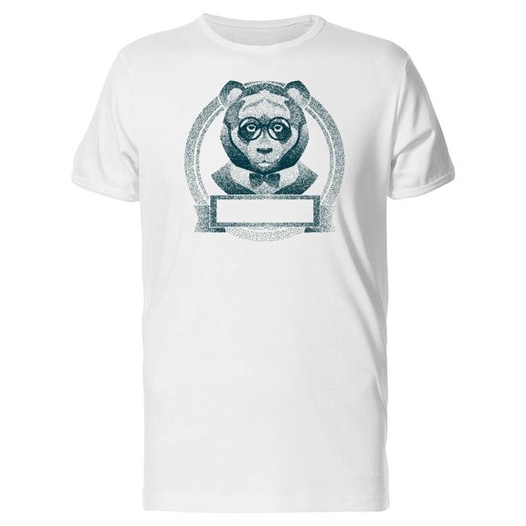 Grunge Abstract Hipster Panda Tee Men's -Image by Shutterstock