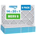 thumbnail image 1 of Filtro de aire Aerostar MERV 8 14x20x1 - 6 unidades, 1 of 5