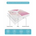 thumbnail image 5 of Pink Marble Twin Size Down Alternative Comforter, Lightweight Comforter Quilt Bedding Set with Pillow Shams Gold White Geometric Hexagon Modern All Seasons Bed Comforter Duvet Insert 68"x86", 5 of 7