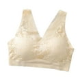 thumbnail image 6 of Sopiago Women Bra Comfortable Bralette Supportive Tshirt Bra No Underwire Seamless Push Up Everyday Bras Beige,M, 6 of 6