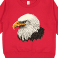 thumbnail image 3 of Inktastic Bald Eagle Toddler Sweatshirt, 3 of 4