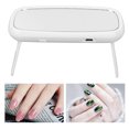 thumbnail image 1 of Lámpara de uñas pequeña mini secador de uñas diseño de espejo con luz carga USB portátil sincronización eficiente con soporte plegable para manicura DIY ANGGREK Otros, 1 of 8