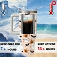 thumbnail image 3 of 40OZ Halloween Cute Ghosts Tumbler Boo Mouse with Handle and Straw Travel Coffee Mug Stainless Steel Insulated Cup,Halloween Holiday Gifts for Women Girls, 3 of 6