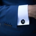 thumbnail image 3 of Shark Elegant Dress Silver Jewelry Mens Cufflink Set Made of Stainless Steel for Formal Attire - Ideal for Business Meetings and Special Occasions, 3 of 6