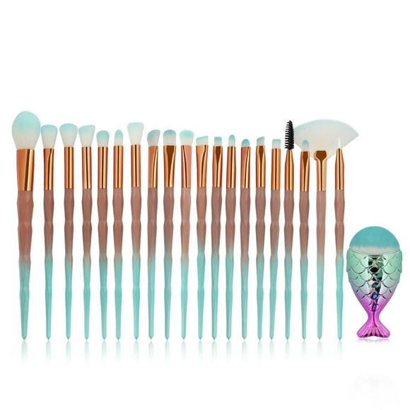 TopLLC Concealer 21PCS Make Up Eyebrow Eyeliner Blush Cosmetic Concealer Brushes Makeup brush