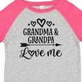 thumbnail image 4 of Inktastic Grandma Grandpa Love Me Arrow Boys or Girls Toddler T-Shirt, 4 of 5