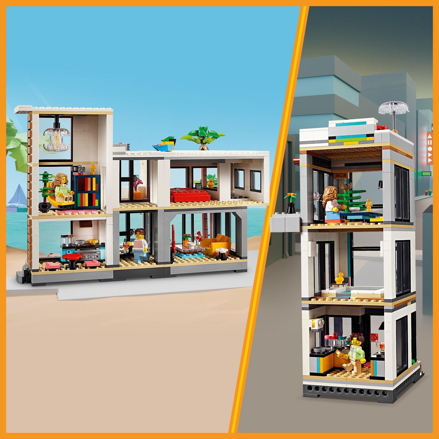 LEGO Creator La maison moderne 31153 Ensemble de construction (939 pièces)