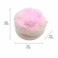 thumbnail image 3 of Cream Pineapple Bun Squishy Toy, Bolo Bao Bread Stress Ball with Cream Filling, Slow Rising Fidget Toy, Anxiety Relief Stress Relief Sensory Toy for Kids Adults, Desk Decor Gift, 3 of 4