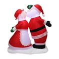 thumbnail image 1 of Inflables navideños para exteriores, decoraciones de 5,9 pies de altura, pareja besándose, bonito para fiesta en interiores, hogar, jardín, escenario mayimx Explotar a Papá Noel, 1 of 9