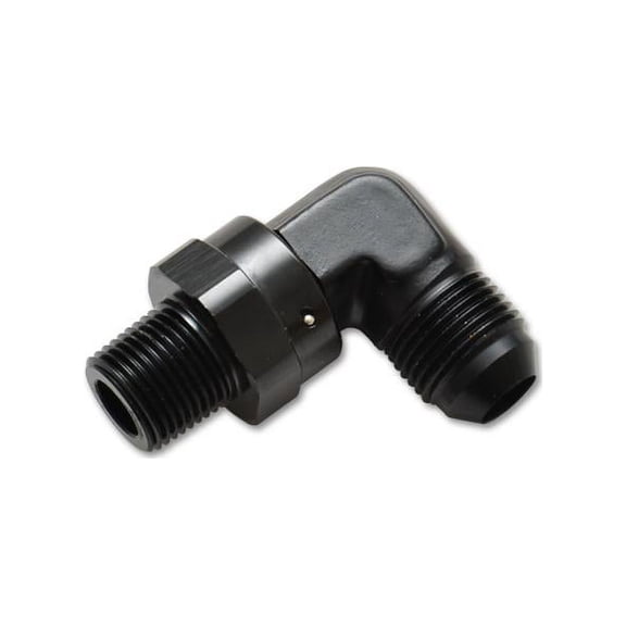 Vibrant Performance 11354 VIB11354 -6AN TO 1/4INNPT MALE SWIVEL 90 DEGREE ADAPTER FITTING