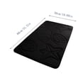 thumbnail image 3 of Darzheoy Seashell Bath Mat, Embossed Soft Absorbent Bathroom Rug, Water Absorbing Door Mat, Quick Dry Bathroom Mat for Shower, Sink, Bedroom, Entryway, Laundry Room, 3 of 7