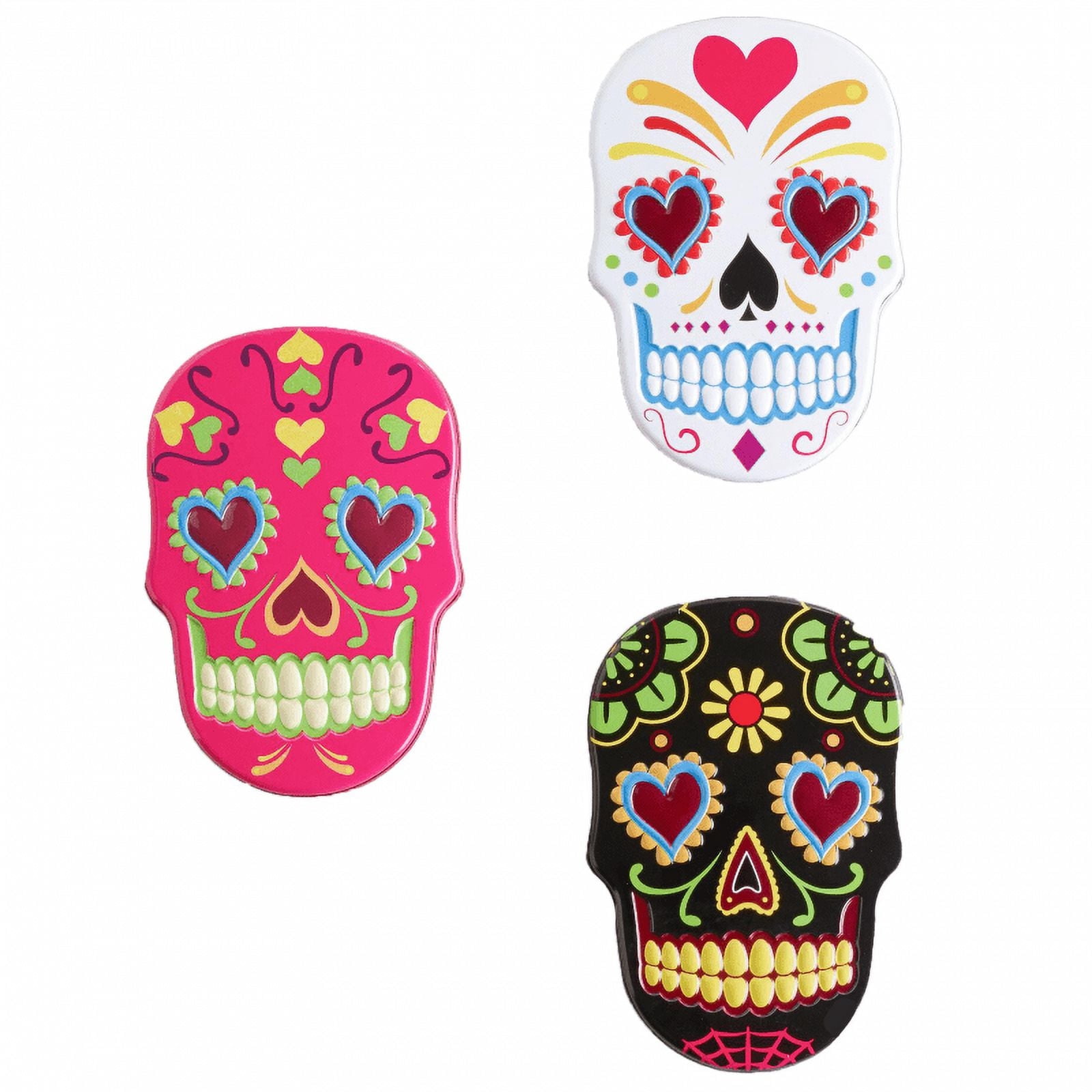 Boston America Sugar Skulls Hard Candy Halloween 18 Count
