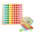 thumbnail image 1 of TISHITA Pre-school Wood Double Side Number puzzle playing Early Learning Developmental Math, 1 of 8