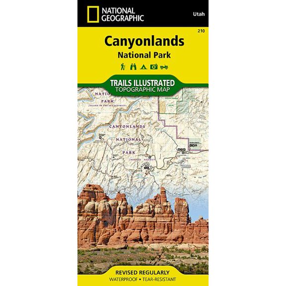 National Geographic Trails Illustrated M Canyonlands National Park Map, Book 210, (Paperback)