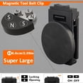 thumbnail image 3 of Heavy-Duty Magnetic Tool Belt Clip Non-Slip Magnet Tool Holder Belt ,Easy to Operate, 3 of 6