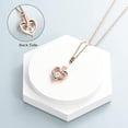 thumbnail image 3 of Small Heart Urn Necklace for Ashes with Birthstone Cremation Jewelry Heart Birthstone Cremation Jewelry for Human / Pet Memorial Locket, 3 of 7