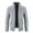 Gray, variant on Herrnalise Men's Stand-up Collar Knit Cardigan Sweater Casual Winter Turtleneck Long Sleeve KnittingHooded Cardigan Zipper Sweater Coats Blue