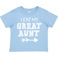 thumbnail image 3 of Inktastic I Love My Great Aunt with Arrow Boys or Girls Toddler T-Shirt, 3 of 5