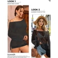 thumbnail image 6 of Summer Versatile Fashion Long Sleeve Hollow Out Cover-Up, Breathable Soft Dress, Beach Swim Cover-Up, 6 of 6