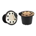 thumbnail image 3 of Cápsula De Café Reutilizable Recargable De Plata Compatible Con Nespresso Para I Cafilas (Con Cuchara De Café) 2 Uds Filtro Eigraketly HA024397-02, 3 of 6