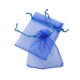 thumbnail image 1 of 100pcs Organza Drawstring Gift Bags Wedding Favour Bags Jewellery Pouches (Royal Blue), 1 of 3