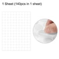 thumbnail image 3 of Uxcell 1 Sheet/140Pcs 12mm Dia Self Adhesive Screw Hole Cover Stickers, White, 3 of 5