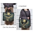 thumbnail image 6 of FORMRS 16" Laptop Bag Carrying Sleeve Case with Handle Travel Shoulder Briefcase, Whale and Moon, 6 of 8