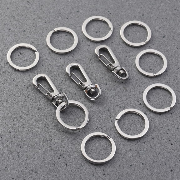 PBPBOX 12Pcs Dog Accessories ID Tag Holder for Dogs and Cats Walking the Dog 1.6x1.2x0.2in