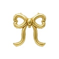 thumbnail image 2 of Bow Party Decorations 17 Inch Gold Foil Balloon Decorations Bow Themed Party Decorations Birthday Balloon for Student Shower Bridal Shower Bachelorette and Anniversary, 2 of 5