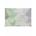thumbnail image 2 of Sun Shade Sail 8x10Ft Sage Green and Grey Geometric Abstract 3D Art Uv Block Sunshade Canopy Outdoor Shade Cover Rectangle Shade Cloth For Patio Garden Yard Deck Pergola, 2 of 6