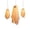 A002- Clear (Button Light), variant on Halloween Outdoor Hanging Decorations, 3 Pack Ghost Lights with Black Eyes, 28X12 Inch Large and 20X8 Inch Small Ghosts, Scary Halloween Decorations Outdoor for Yard, Halloween