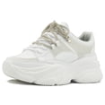 thumbnail image 3 of Tenis Plataforma Dama Sneakers Suela Chunky 22-26 Colores plateado 26, 3 of 6