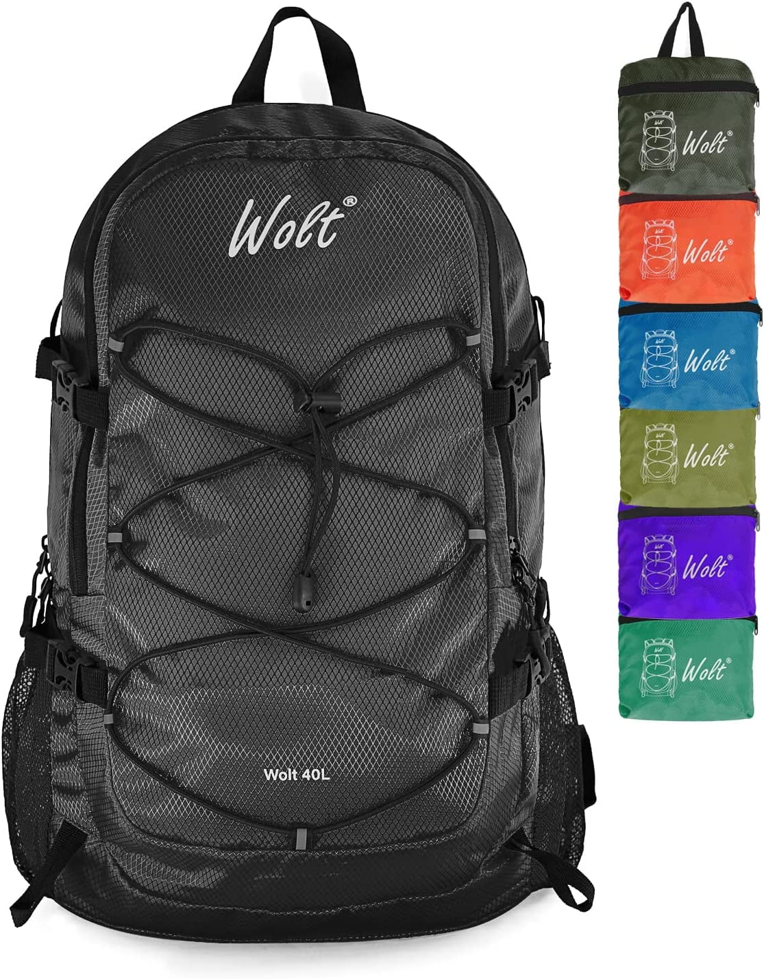 Packable Hiking Backpack, 40L Waterproof Lightweight Hiking daypack