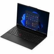 Lenovo ThinkPad E16 Gen 3 16 WUXGA Laptop, Intel Core 7 240H 2.5GHz, 16GB RAM, 512GB SSD, Windows 11 Pro, Black