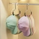 thumbnail image 5 of Organizador de gorras de acero con 8 ganchos: estructura metálica resistente, ganchos protectores y ahorro de espacio; percha de armario para gorras de béisbol, bufandas y abrigos, 5 of 6