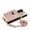 Pink, variant on for Samsung Galaxy Z Fold 6 Wallet Case Crossbody Strap, Zipper Pocket Phone Case with Card Holder Wrist Strap Purse Stand Cover for Women Girls Compatible with Samsung Galaxy Z Fold 6, Black