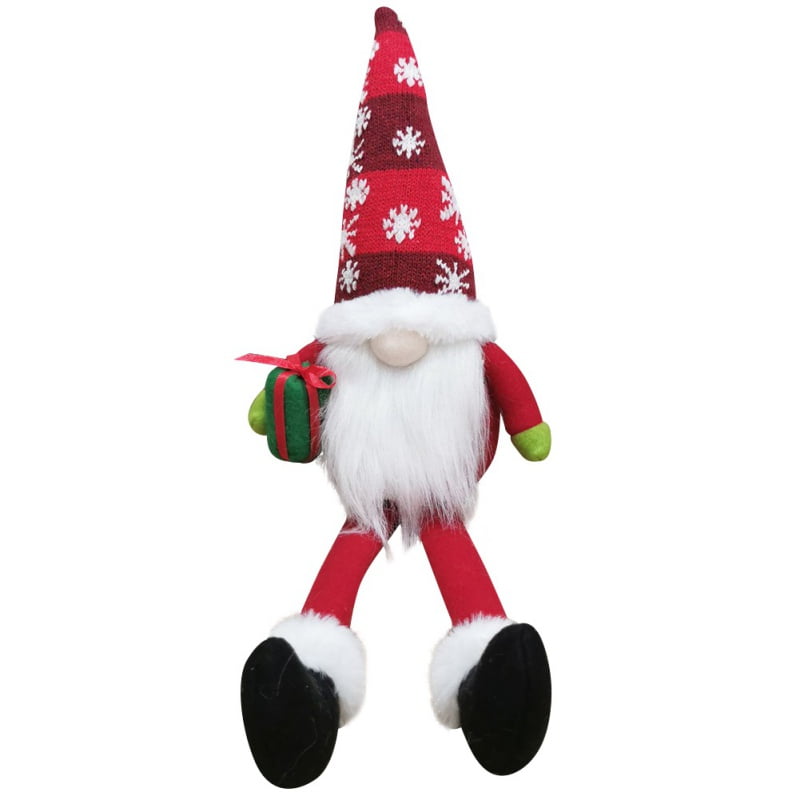 Christmas Gnome Santa Claus with Mask Xmas Tree Hanging Ornament Doll Decor Gift