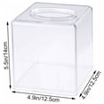 thumbnail image 3 of Caja de pañuelos rectangular transparente, tamaño grande, material acrílico duradero y atractivo para usos múltiples en el hogar y la oficina, 3 of 5
