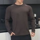 thumbnail image 3 of Ceisia Men Solid Color Long Sleeve Stand Up Collar Button Casual Gift Daily Outdoor Fashion Hoodie Top, 3 of 7