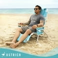 thumbnail image 6 of Ostrich The Deluxe 3N1 Lightweight Outdoor Beach Lounge Chair with Footrest, Aqua, 6 of 11