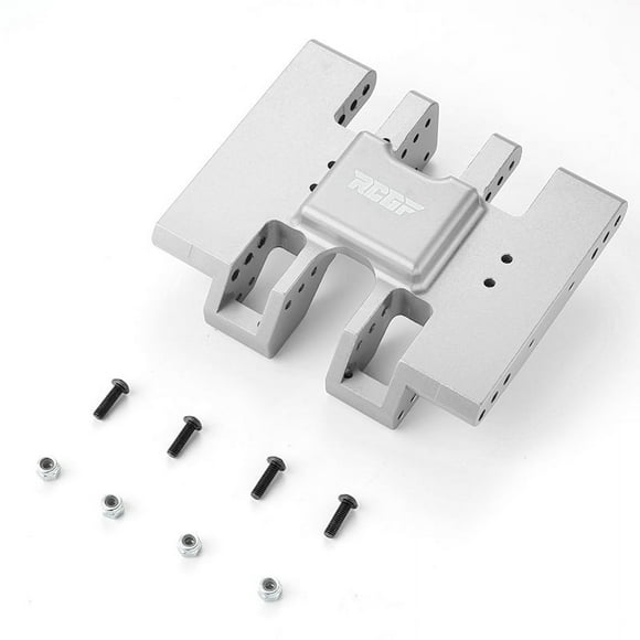 ZheElen Plaque de Antidérapante en Alliage d'Aluminium pour Voiture RC 1/10 GEN8 Accessoires de Remplacement Argent