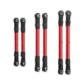 thumbnail image 4 of ZLight 6 Pieces RC Car Pull Rod Link Servo Rod for Slash Hoss 4x4 1:10 Scale RC Car Red, 4 of 4