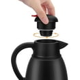 thumbnail image 6 of SSAWcasa Thermal Coffee Carafe 68oz Double Wall Vacuum Coffee Flask Stainless Steel Insulated Pot, 12 Hour Heat Retention/24 Hour Cold (Black), 6 of 8
