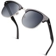 thumbnail image 1 of Gafas de Sol GQUEEN GQO6 Clásicas con Montura de Cuerno Polarizadas UV400, 1 of 5