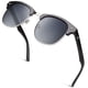 thumbnail image 1 of Gafas de Sol GQUEEN GQO6 Clásicas con Montura de Cuerno Polarizadas UV400, 1 of 5